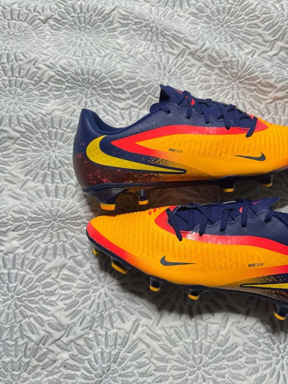 Nike Phantom 6 Low Erling Haaland Orange Soccer Cleats Size 8.5 HQ2314-800